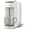 imageKeurig KMini Mate Plus SingleServe KCup Pod Coffee Maker Compact 3 Cup Sizes Brew Over Ice and Strong Button Features 50 oz Removable Reservoir Matte BlackWarm Stone