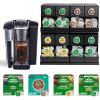 imageKeurig Small Office Coffee Station Bundle Includes K1550 Single Serve Coffee Maker  4 Value 48ct KCup Pod Coffee Boxes 192 Servings  1 KCupPod Merchandiser