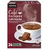 image:imageCafe Escapes Milk Chocolate Hot Cocoa Keurig SingleServe KCup Pods 96 CountCaf Mocha