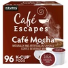 image:imageCafe Escapes Milk Chocolate Hot Cocoa Keurig SingleServe KCup Pods 96 CountCaf Mocha