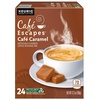 image:imageCafe Escapes Milk Chocolate Hot Cocoa Keurig SingleServe KCup Pods 96 CountCaramel