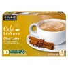 image:imageCafe Escapes Milk Chocolate Hot Cocoa Keurig SingleServe KCup Pods 96 CountChai Latte