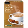 image:imageCafe Escapes Milk Chocolate Hot Cocoa Keurig SingleServe KCup Pods 96 CountChai Latte