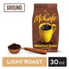 image:imageMcCafe Breakfast Blend Ground Coffee Light Roast Citrus Flavor Notes Premium Quality Responsibly Sourced Kosher Certified 30oz BagBreakfast Blend
