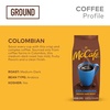 image:imageMcCafe Breakfast Blend Ground Coffee Light Roast Citrus Flavor Notes Premium Quality Responsibly Sourced Kosher Certified 30oz BagColombian