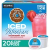 image:imageThe Original Donut Shop Iced Refreshers Watermelon Breeze Flavor Keurig Single Serve KCup Pods Brew Over Ice 20 CountStrawberry Acai Refresher