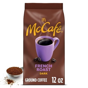 image:imageMcCafe Breakfast Blend Ground Coffee Light Roast Citrus Flavor Notes Premium Quality Responsibly Sourced Kosher Certified 30oz BagFrench Roast