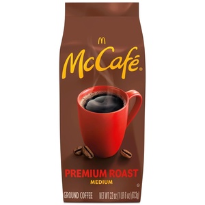 image:imageMcCafe Breakfast Blend Ground Coffee Light Roast Citrus Flavor Notes Premium Quality Responsibly Sourced Kosher Certified 30oz BagPremium