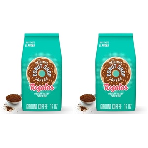 image:imageThe Original Donut Shop Coffee Vanilla Sweet Cream Medium Roast Flavored Ground Coffee 12 oz BagClassic Roast