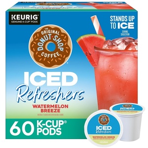 image:imageThe Original Donut Shop Iced Refreshers Watermelon Breeze Flavor Keurig Single Serve KCup Pods Brew Over Ice 20 CountWatermelon Breeze