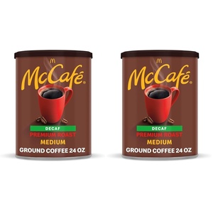 image:imageMcCafe Premium Roast Decaf Ground Coffee Medium Roast Decaffeinated Premium Quality Responsibly Sourced Kosher Certified 22oz BagPremium Roast