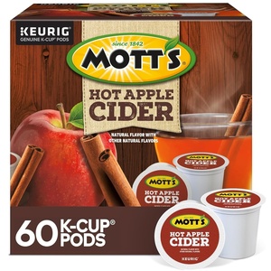 image:imageKeurig Motts Hot Apple Cider 60 Count 6 Packs of 10Motts Apple Cider