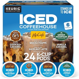 image:imageThe Original Donut Shop KCup Iced Duos Cookies and Caramel Coffee  Compatible with Keurig Brewer  Medium  24  Box1 Count Pack of 24